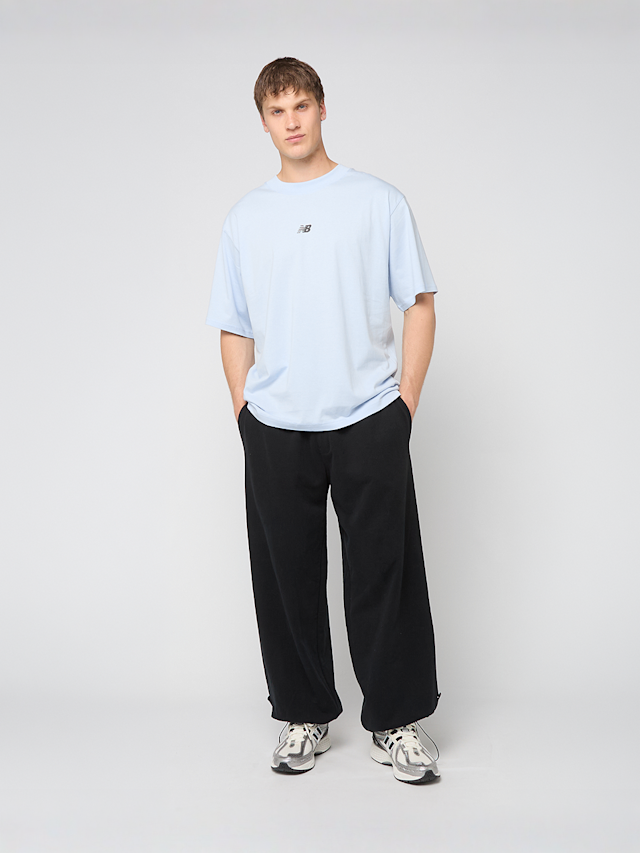 New Balance, TEE-SHIRT graphite sombre/black, blue, Image 5 of 5