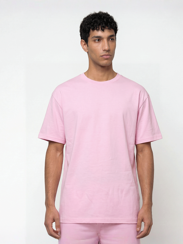 Urban Classics, Heavy Oversized Tee, Pink, Image 1 of 3