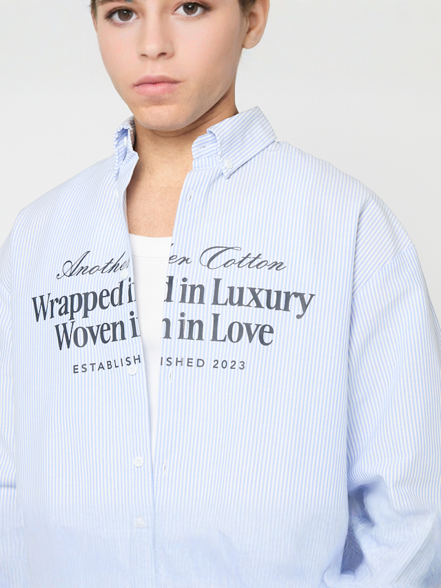 Another Cotton Lab, Wrapped in Luxury  Shirt, blue, Image 3 of 5