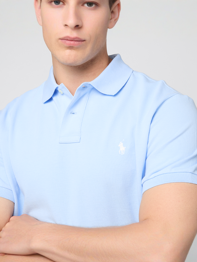 Polo Ralph Lauren, Short Sleeve Knit, blue, Image 3 of 4