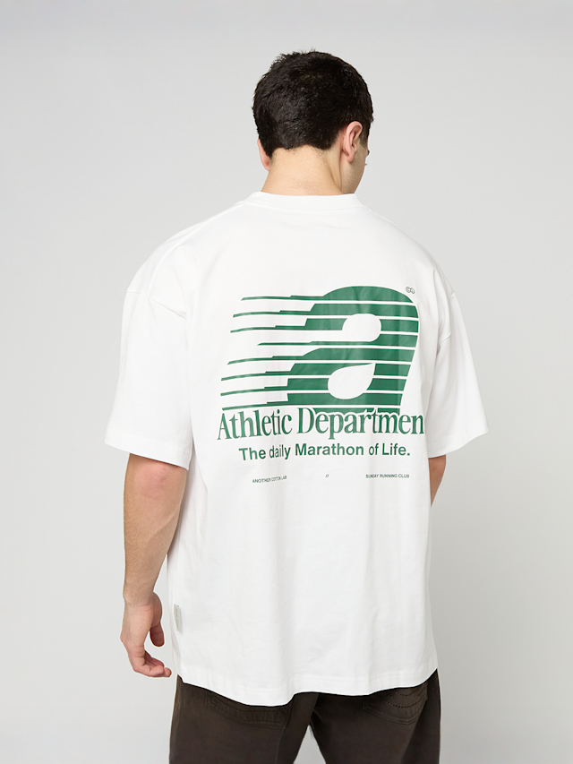 Another Cotton Lab, Athletic Department T-Shirt, white, Image 1 of 5