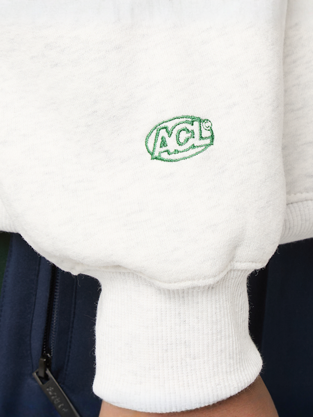Another Cotton Lab, Athletic Department Hoodie, beige, Image 4 of 6
