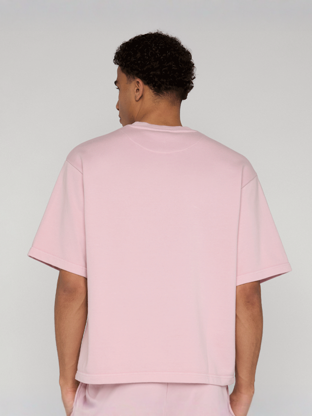 Urban Classics, Heavy Washed Boxy Tee, light pink, Image 2 of 2