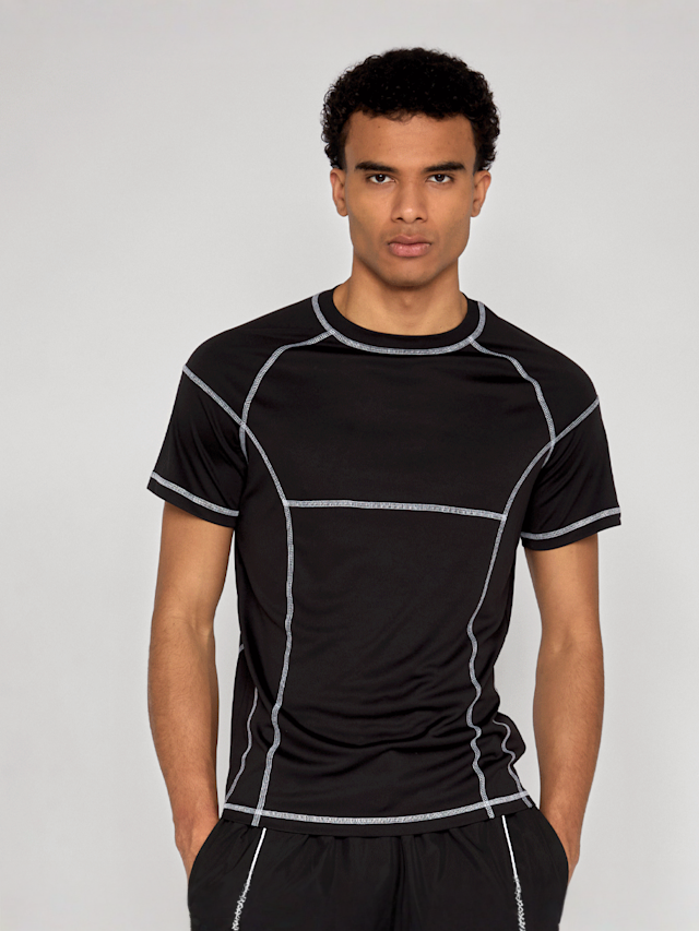 Urban Classics, Compression Tee, black, Image 1 of 2