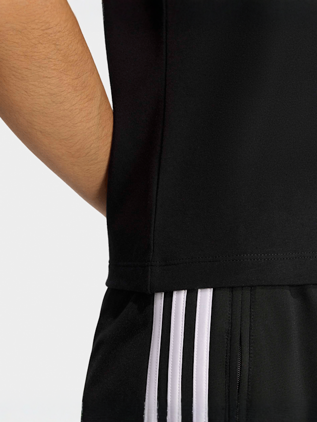 adidas Originals, 3 Stripes Slim Tee, black, Image 4 of 5
