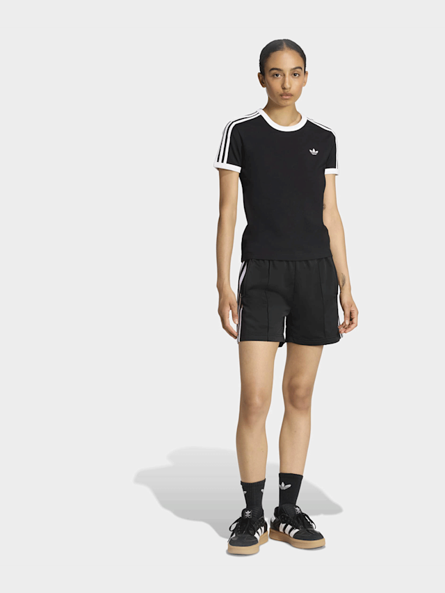 adidas Originals, 3 Stripes Slim Tee, black, Image 5 of 5