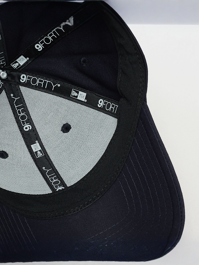 Lacoste, 9FORTY Lacoste x New Era Plain Cotton Cap, blue, Image 3 of 4