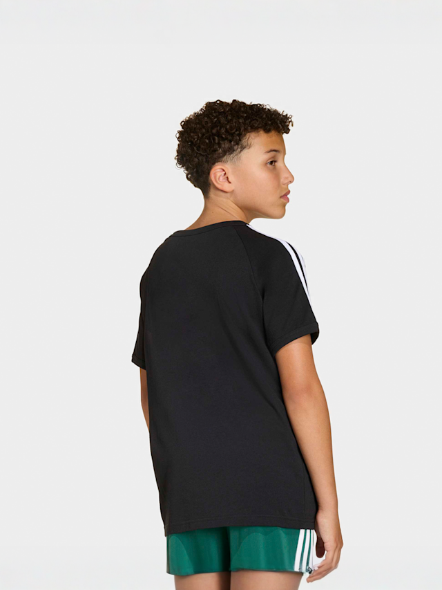 adidas Originals, 3 Stripes Tee, black, Image 2 of 4