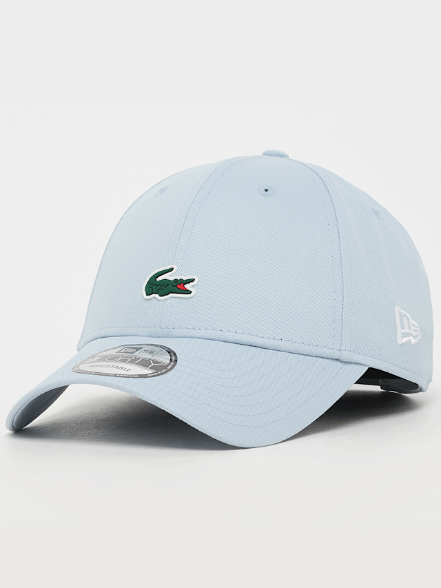 Lacoste, 9FORTY Lacoste x New Era Plain Cotton Cap, blue, Image 1 of 4