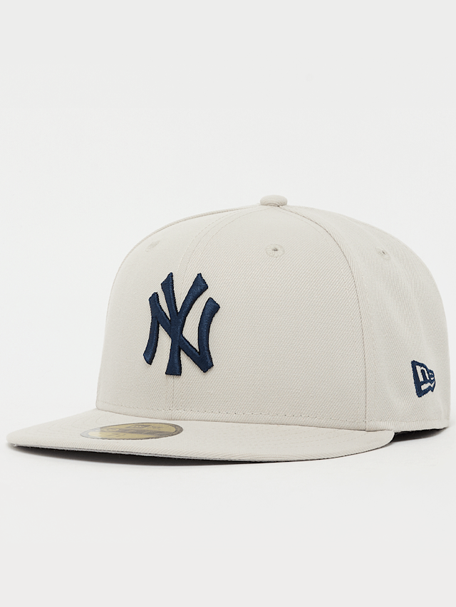New Era, GCP 59FIFTY Esstl Logo MLB New York Yankees, beige, Afbeelding 1 van 4