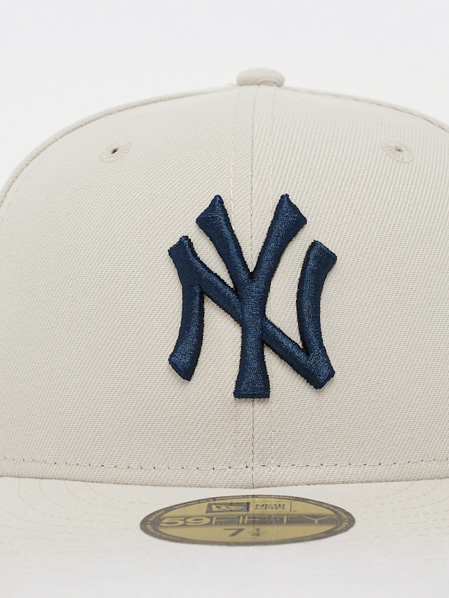 New Era, GCP 59FIFTY Esstl Logo MLB New York Yankees, beige, Afbeelding 4 van 4
