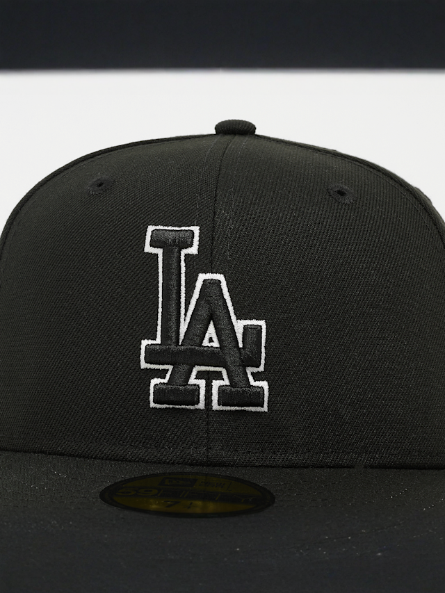 New Era, GCP 59FIFTY Outline Logo MLB Los Angeles Dodgers, black, Image 4 of 4