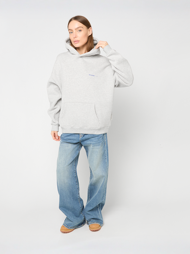 Another Cotton Lab, Nice Attitude Club Oversized Hoodie, grey, Image 5 of 5