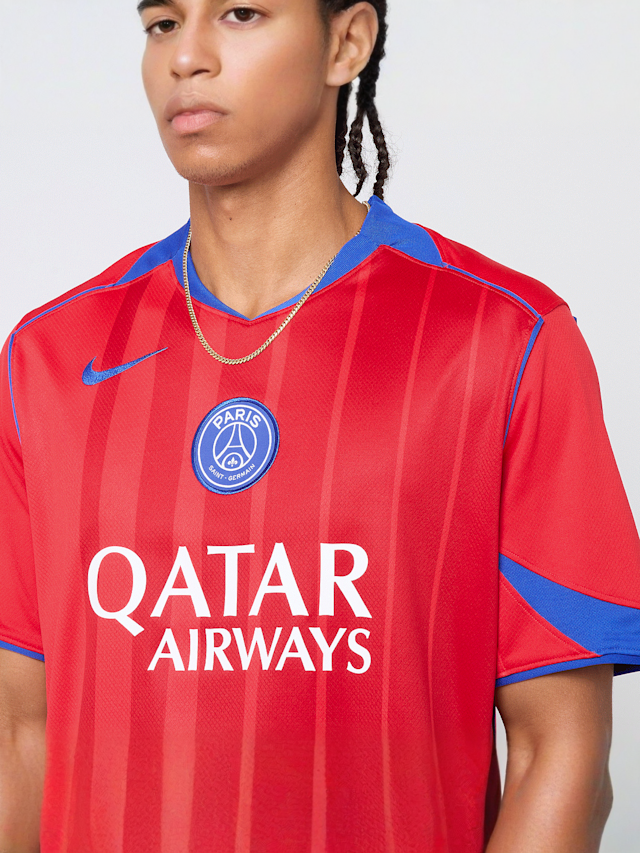 Nike, D. Doué / No. 14 / PSG Nike Third Stadium 2025/26, red, Image 3 of 7