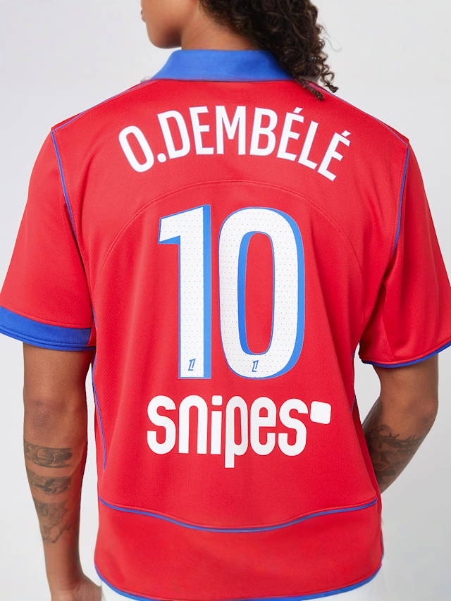 Nike, PSG Y NK DF JSY SS STAD 3R - Dembélé - 10, red, Image 6 of 7