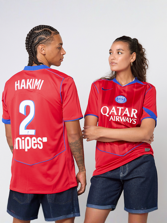 Nike, Hakimi / No. 2 / PSG Nike Third Stadium 2025/26, rood, Afbeelding 1 van 7