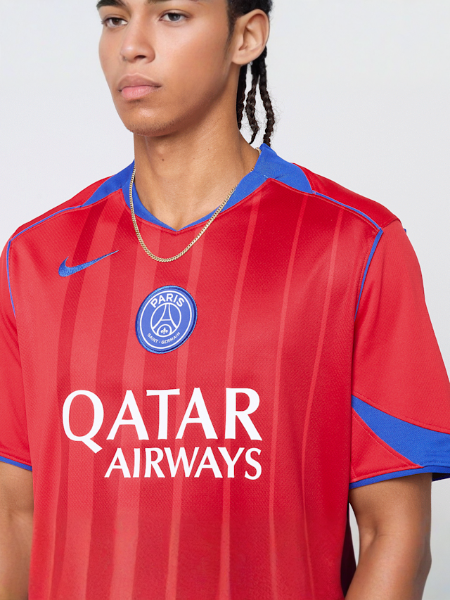 Nike, Hakimi / No. 2 / PSG Nike Third Stadium 2025/26, rood, Afbeelding 3 van 7