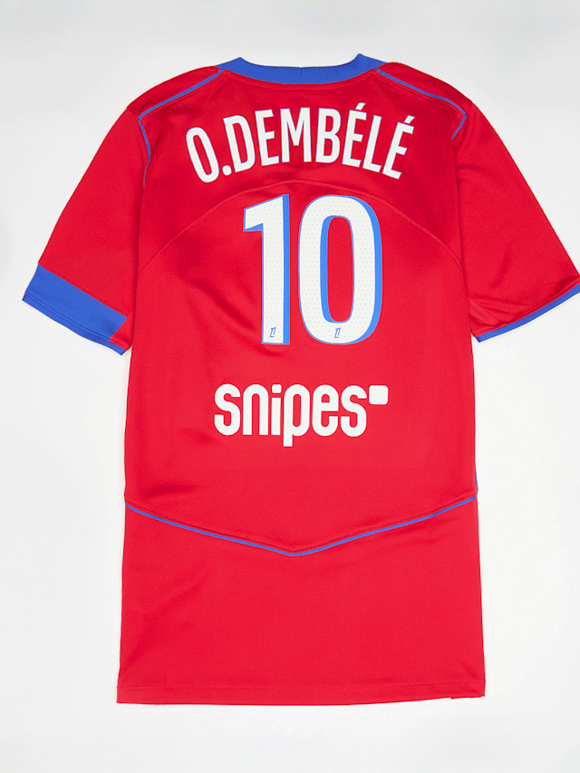 Nike, Dembélé / No. 10 / PSG Nike Third Stadium 2025/26, czerwony, Obraz 1 z 4