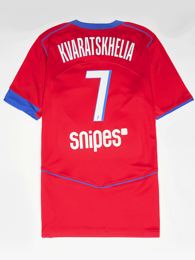 Nike, Kvaratskhella / No. 7 / PSG Nike Third Stadium 2025/26, rood, Afbeelding 1 van 4