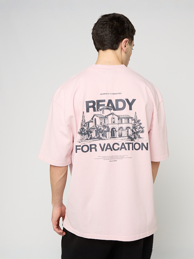 Pegador, Bovec Oversized Tee, Pink, Image 1 of 5