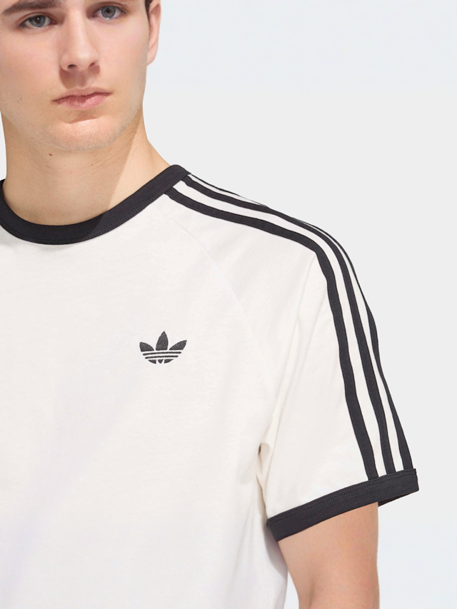 adidas Originals, 3-Stripes Tee, white, Image 3 of 5
