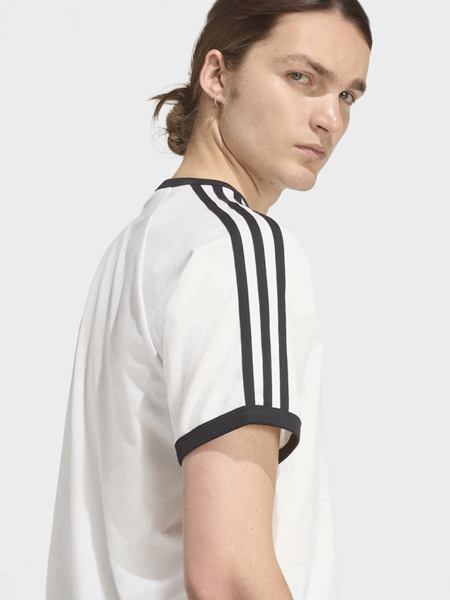 adidas Originals, 3-Stripes Tee, white, Image 4 of 5