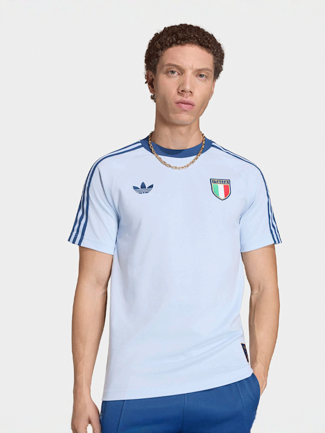 adidas Originals, FIGC OG Tee, blue, Image 1 of 5