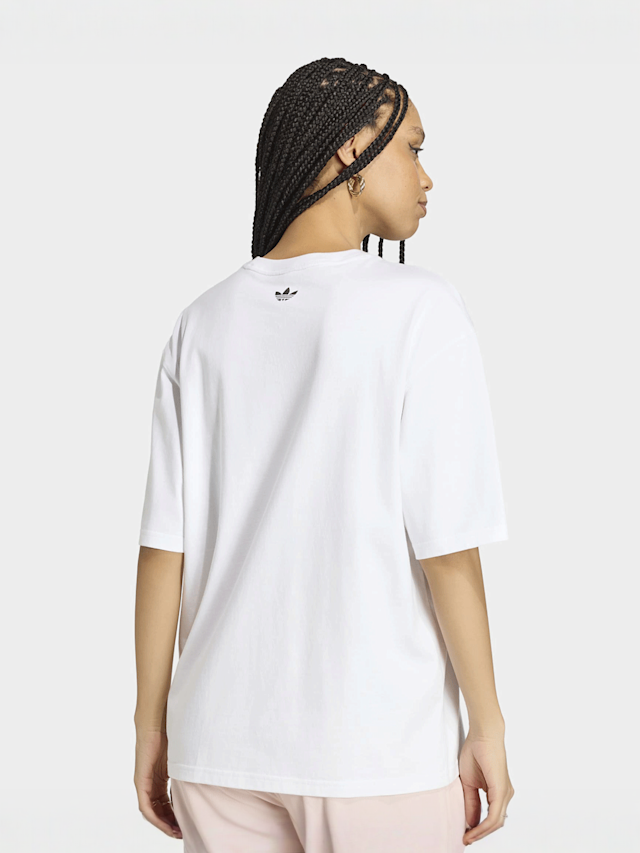 adidas Originals, Graphic Trefoil Tee, white, Image 2 of 5