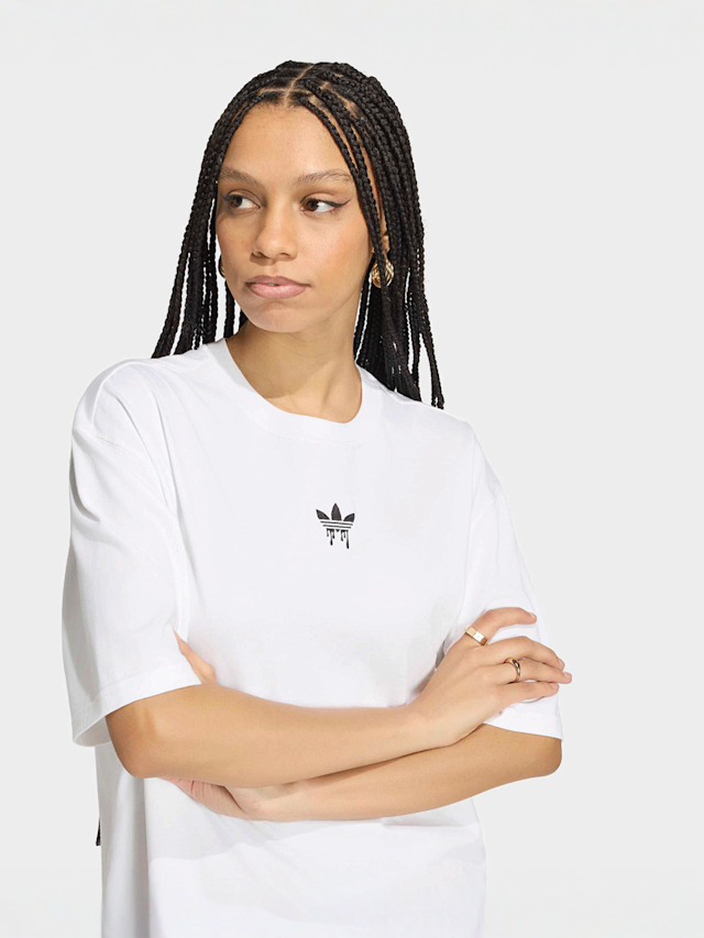 adidas Originals, Graphic Trefoil Tee, white, Image 3 of 5