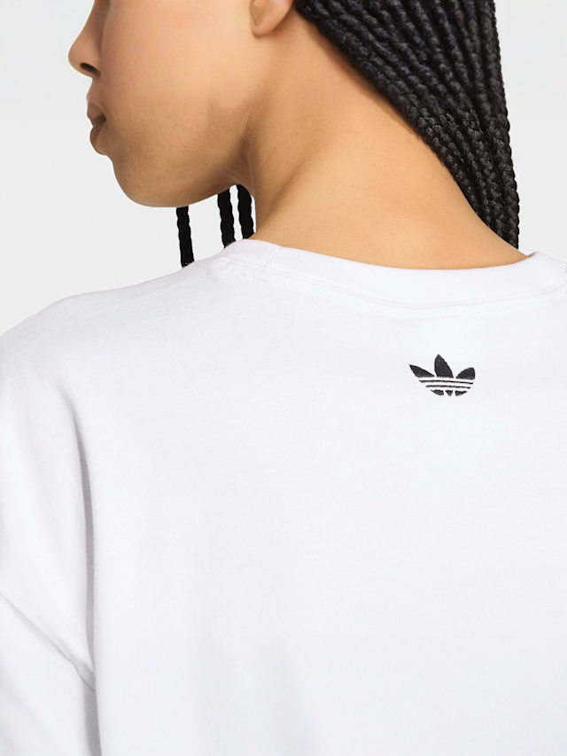 adidas Originals, Graphic Trefoil Tee, white, Image 4 of 5
