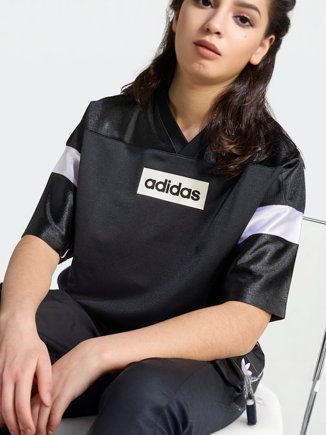 adidas Originals, Jersey Tee, black, Image 3 of 5