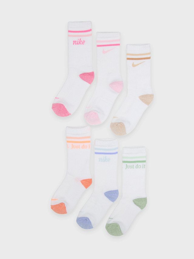 Nike  , 6 PACK - NHN Super Soft Marl Micro, white, Image 1 of 2