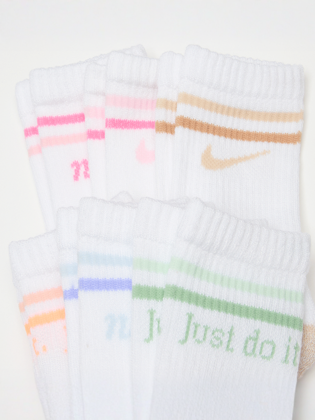 Nike  , 6 PACK - NHN Super Soft Marl Micro, white, Image 2 of 2