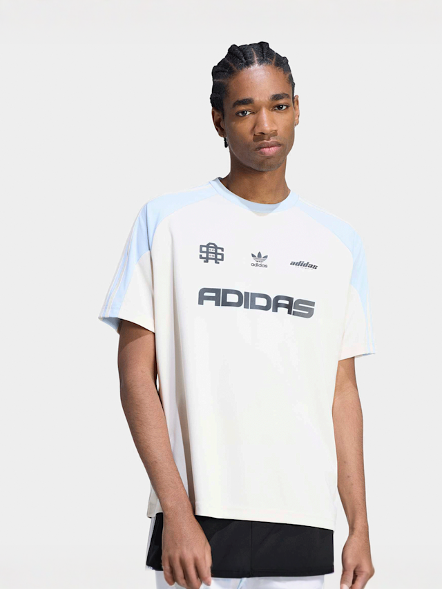 adidas Originals, Adidas Sport Graphic Tee, beige, Image 1 of 5