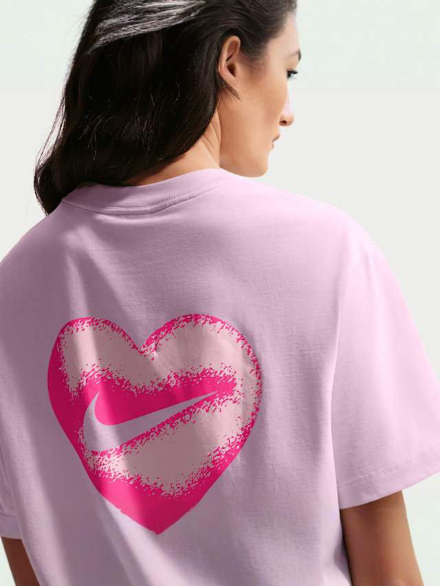 Nike  , Sportswear Valentines Boxy Oversize Tee, light pink, Image 4 of 5