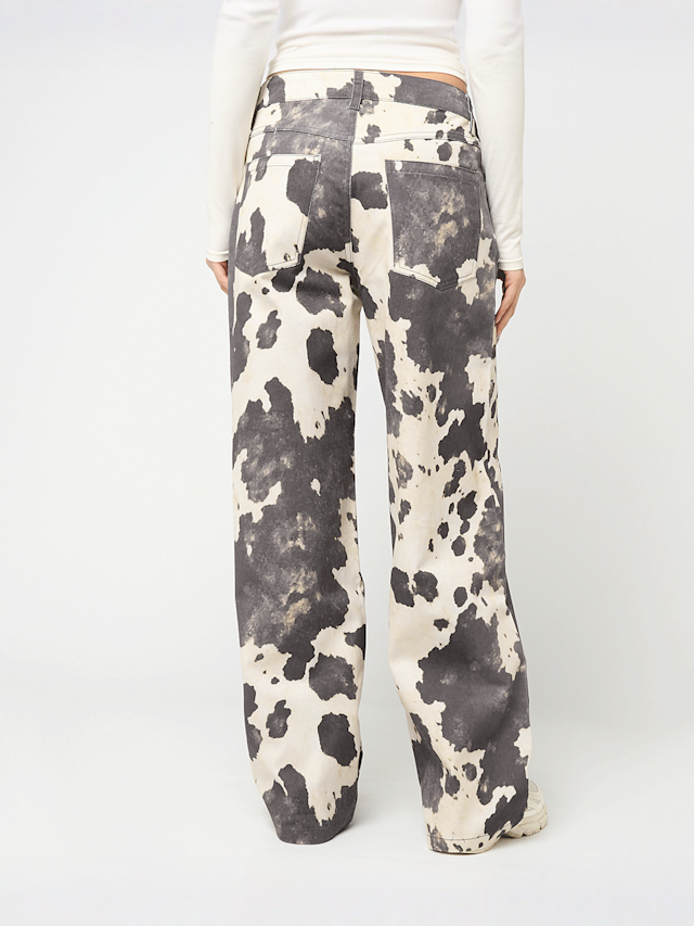 Decibel, Cow Print Baggy Pants, multi-colour, Image 2 of 5