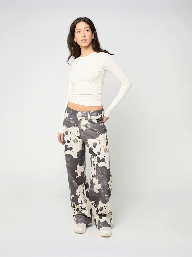 Decibel, Cow Print Baggy Pants, multi-colour, Image 5 of 5
