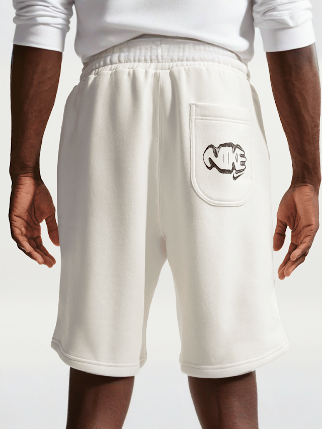 Nike  , Sportswear Soft Fleece Graphic Short, beige, Image 3 of 4