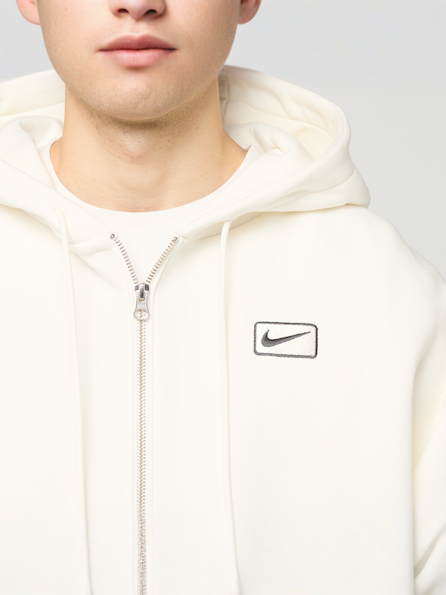 Nike  , Sportswear Graphics Fullzip Hoodie, beige, Image 3 of 5
