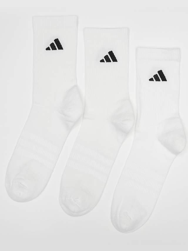 adidas Originals, 3 PACK - Cushioned Sportswear Crew Socks, white, Image 1 of 2