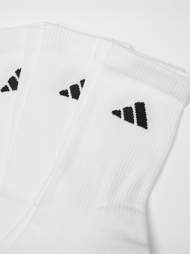 adidas Originals, 3 PACK - Cushioned Sportswear Crew Socks, white, Image 2 of 2