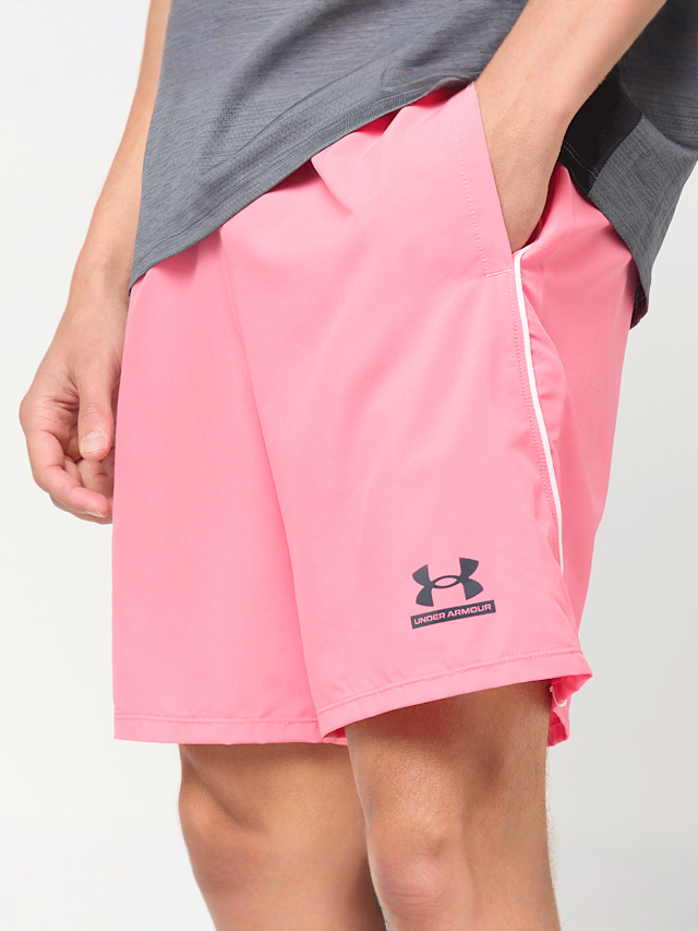 Under Armour, Tech Sport Short, light pink, Image 3 of 5