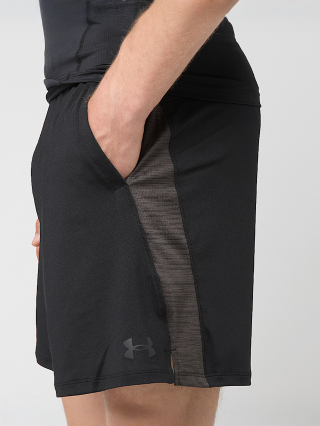 Under Armour, Tech Vent 7in Shorts, black, Image 3 of 4