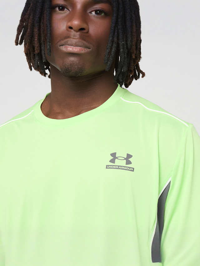 Under Armour, Tech Sport Short Sleeve, green, Image 3 of 6