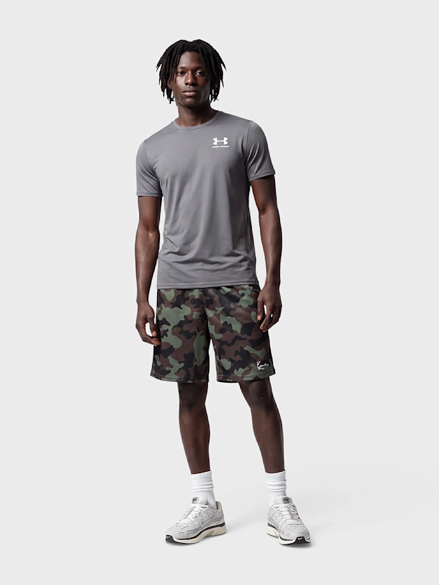 Under Armour, Heatgear Fitted Shortsleeve, grey, Image 4 of 4
