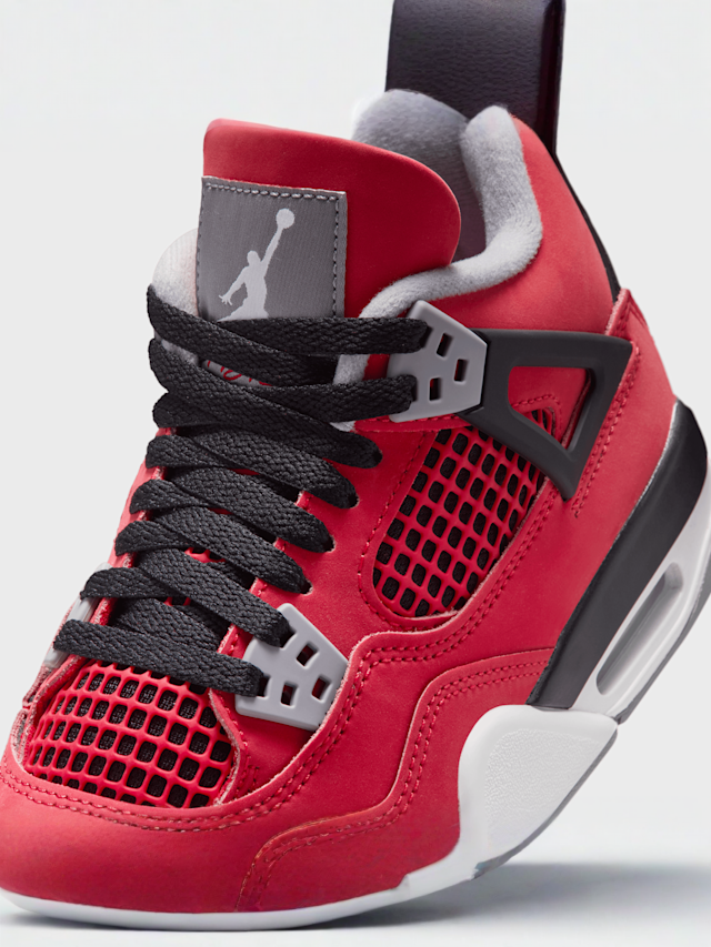 Jordan, Air Jordan 4 Retro "Toro Bravo" (GS), red, Image 7 of 8