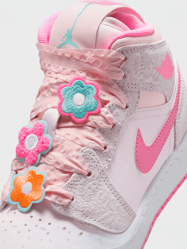 Jordan, Air Jordan 1 Mid SE (GS), Pink, Image 7 of 9