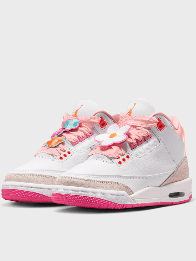 Jordan, Air Jordan 3 Retro "Spring Flowers" (GS), white, Image 3 of 9