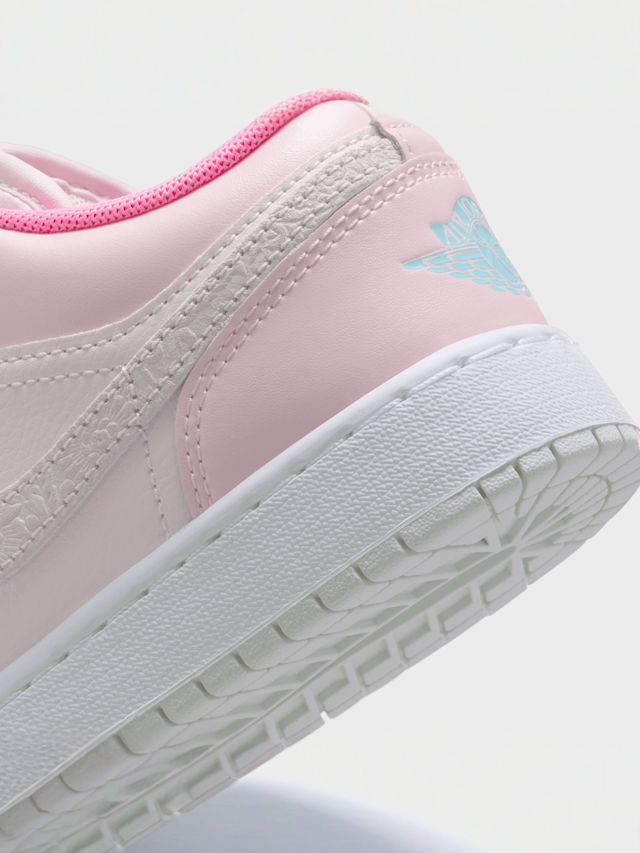 Jordan, Air Jordan 1 Low SE (GS), light pink, Image 8 of 8