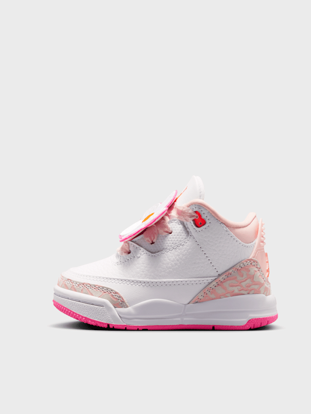 Jordan, Air Jordan 3 Retro "Spring Flowers" (TD), white, Image 1 of 9